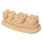 Dental plaster (Type 4) esthetic-base evolution